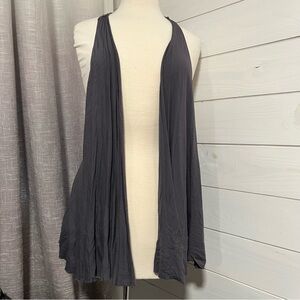 Dark Gray Rayon Top